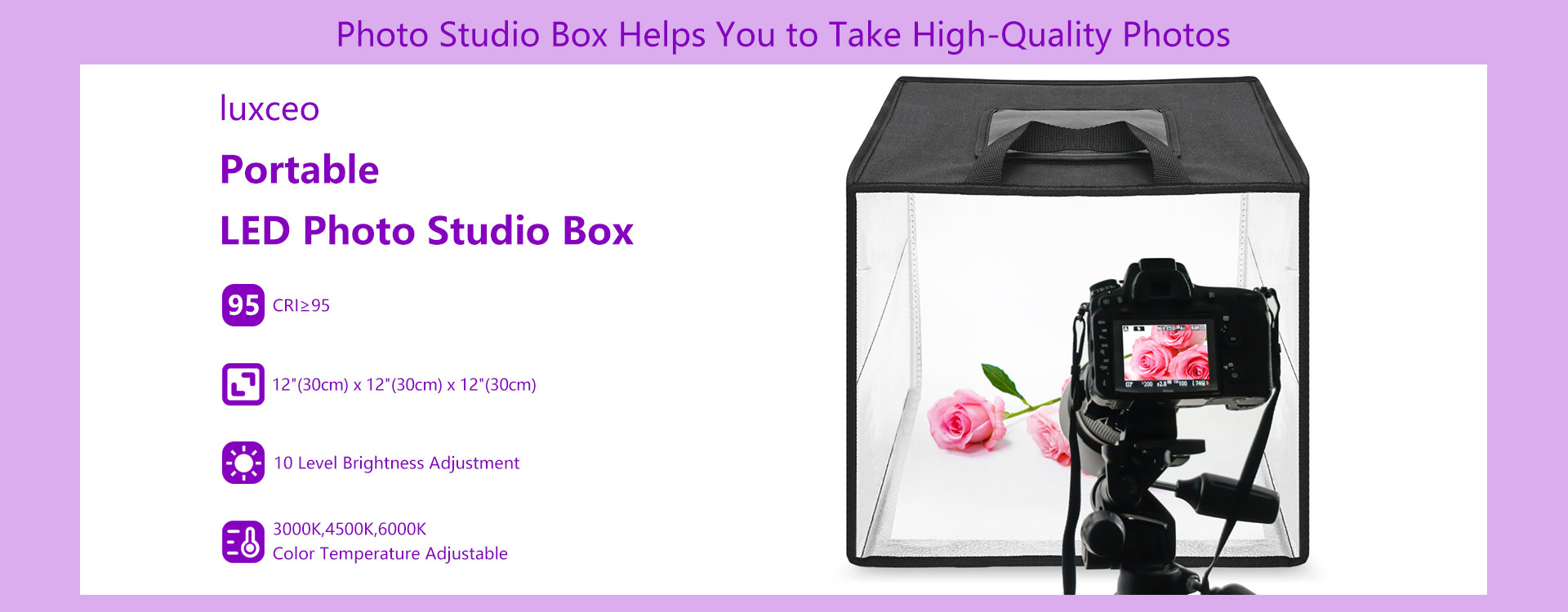 B30/B40 LED Photo studio box